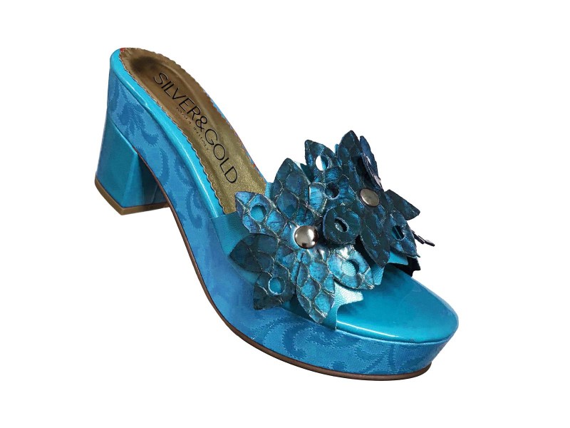 turquoise - 188 flower web